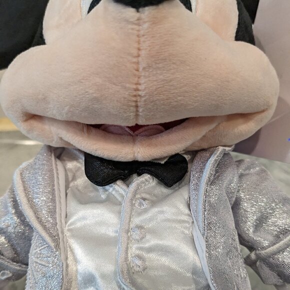 Disney 100 Years of Wonder Anniversary Mickey Mouse Stuffed Animal Plush Toy NWT - Picture 9 of 15